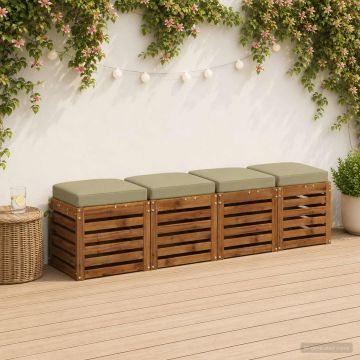 Cuscini per sedile a 4 pezzi SOEST 4 pcs 100% Poliestere