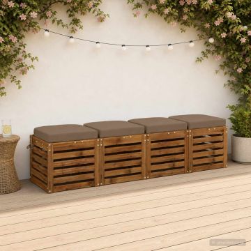 Cuscini per sedile a 4 pezzi SOEST 4 pcs 100% Poliestere