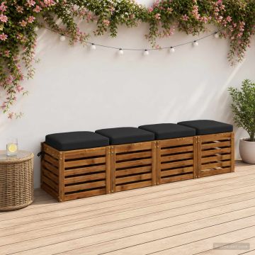 Cuscini per sedile a 4 pezzi SOEST 4 pcs 100% Poliestere