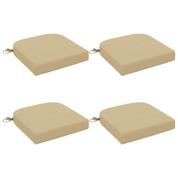 Cuscini per sedile a 4 pezzi SOEST 4 pcs 100% Poliestere Beige