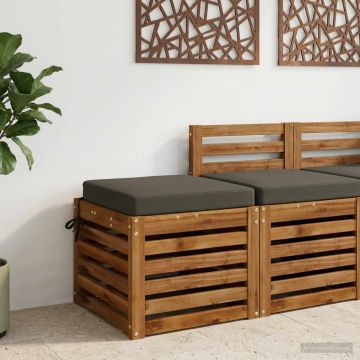 Cuscino per sedile a 1 pezzo SOEST 100% Poliestere Antracite