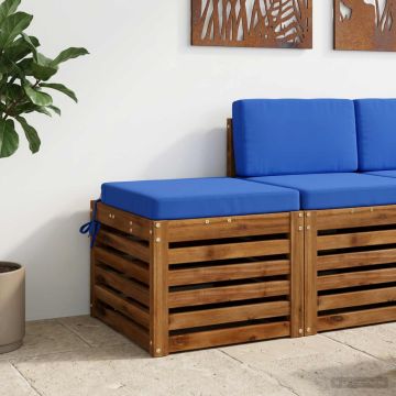 Cuscino per sedile a 1 pezzo SOEST 100% Poliestere Blu Reale