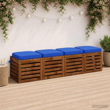 Cuscini per sedile a 4 pezzi SOEST 4 pcs 100% Poliestere
