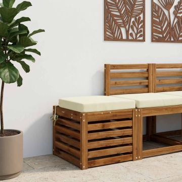 Cuscino per sedile a 1 pezzo SOEST 100% Poliestere Crema