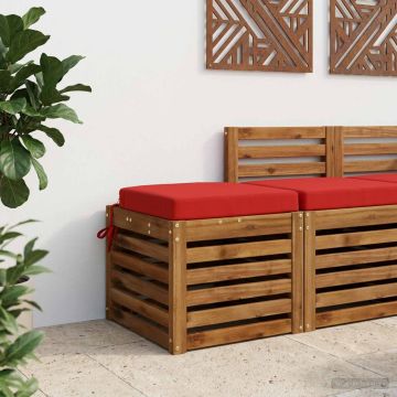 Cuscino per sedile a 1 pezzo SOEST 100% Poliestere Rosso