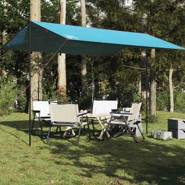 Telone da Campeggio Blu 400x294 cm Impermeabile
