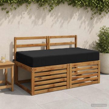 Cuscino per la seduta SOEST 100% Poliestere Nero