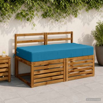 Cuscino per la seduta SOEST 100% Poliestere Azzurro