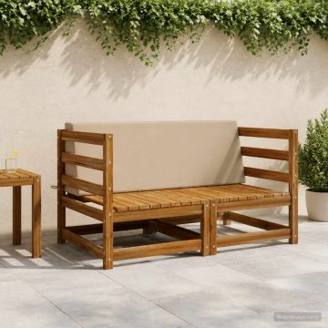 Cuscino schienale SOEST 100% Poliestere Sabbia 120 x 20 x 40 cm