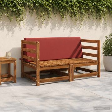 Cuscino schienale SOEST 100% Poliestere Rosso 120 x 20 x 40 cm