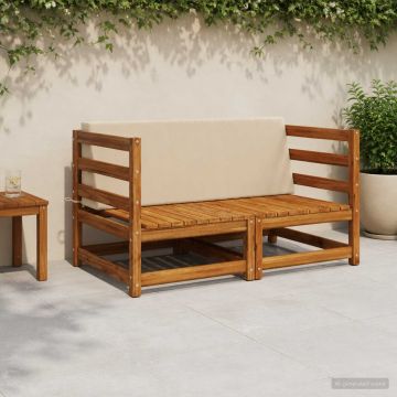 Cuscino schienale SOEST 100% Poliestere Beige 120 x 20 x 40 cm