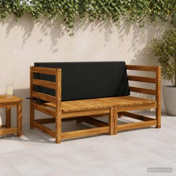 Cuscino schienale SOEST 100% Poliestere Nero 120 x 20 x 40 cm