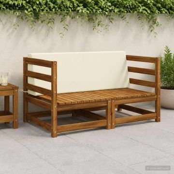 Cuscino schienale SOEST 100% Poliestere Crema 120 x 20 x 40 cm
