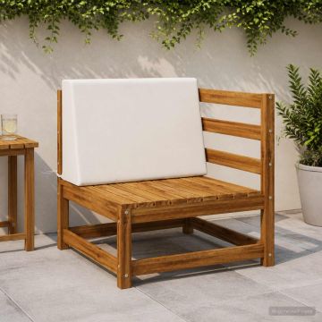 Cuscino schienale SOEST 100% Poliestere Bianco 60 x 20 x 40 cm