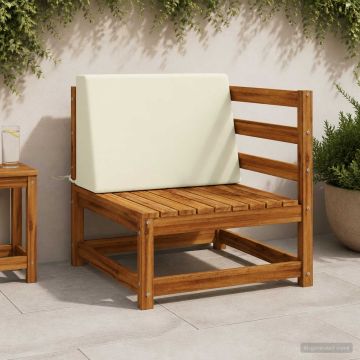 Cuscino schienale SOEST 100% Poliestere Crema 60 x 20 x 40 cm