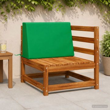 Cuscino schienale SOEST 100% Poliestere Verde 60 x 20 x 40 cm