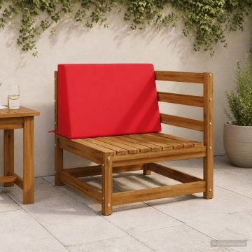 Cuscino schienale SOEST 100% Poliestere Rosso 60 x 20 x 40 cm