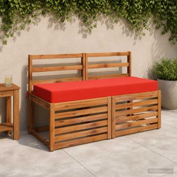 Cuscino per la seduta SOEST 100% Poliestere Rosso