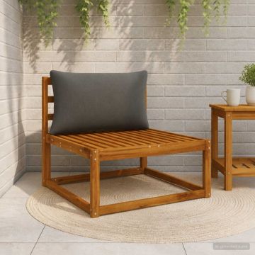 Cuscino per Schiena a 1 Pezzo PUTTEN 100% Poliestere Antracite