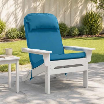 Cuscino per Lounger Sole 100% Poliestere Azzurro