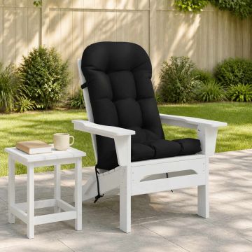 Cuscino per Lounger Sole PUTTEN 100% Poliestere Nero