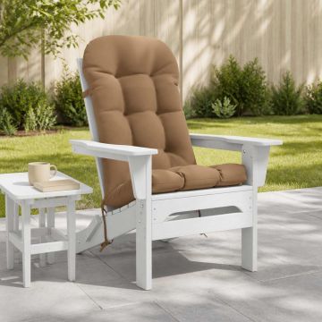 Cuscino per Lounger Sole PUTTEN 100% Poliestere Tortora