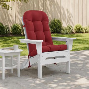 Cuscino per Lounger Sole PUTTEN 100% Poliestere Rosso Vino