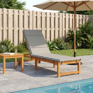 Cuscino per Lettino GEMERT 100% Poliestere Grigio