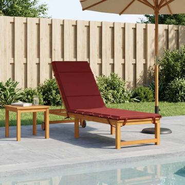 Cuscino per Lettino GEMERT 100% Poliestere Rosso Vino