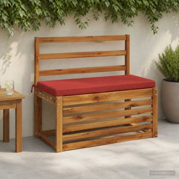 Cuscino per panchina SOEST 100% Poliestere Rosso 60 x 40 x 5 cm