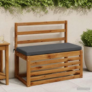 Cuscino per panchina SOEST 100% Poliestere Antracite