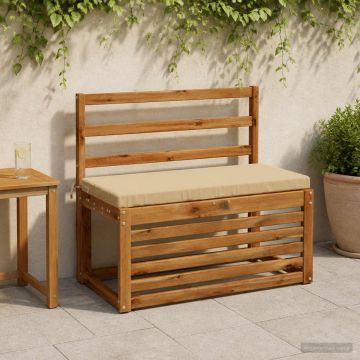 Cuscino per panchina SOEST 100% Poliestere Beige 60 x 40 x 5 cm