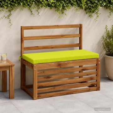 Cuscino per panchina SOEST 100% Poliestere Verde brillante.
