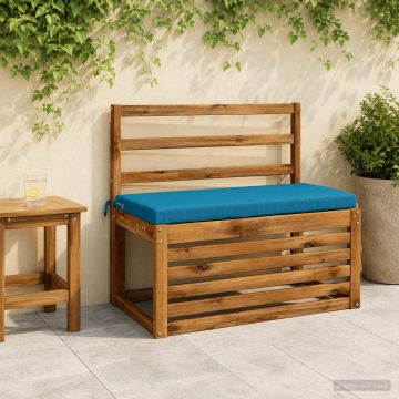 Cuscino per panchina SOEST 100% Poliestere Azzurro