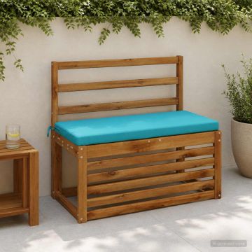 Cuscino per panchina SOEST 100% Poliestere Turchese