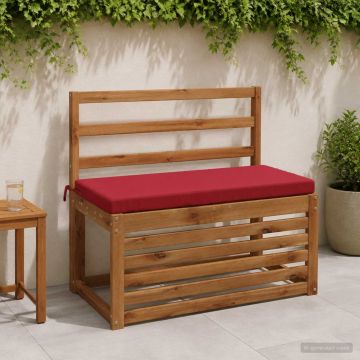 Cuscino per panchina SOEST 100% Poliestere Rosso Vino