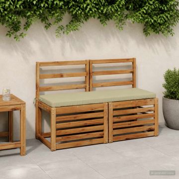 Cuscino per panchina SOEST 100% Poliestere Verde chiaro