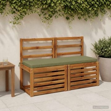 Cuscino per panchina SOEST 100% Poliestere Verde Oliva