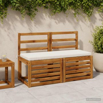 Cuscino per panchina SOEST 100% Poliestere Bianco