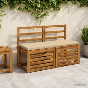 Cuscino per panchina SOEST 100% Poliestere Beige