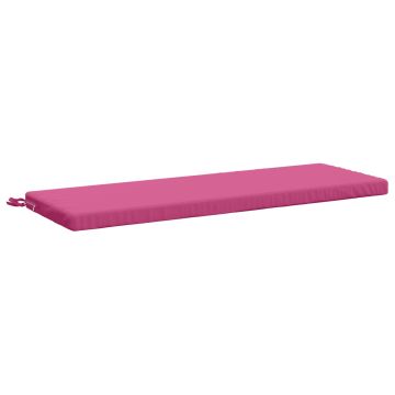 Cuscino per panchina SOEST 100% Poliestere Rosa 120 x 40 x 5 cm