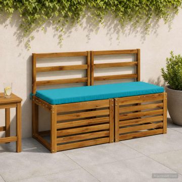 Cuscino per panchina SOEST 100% Poliestere Turchese