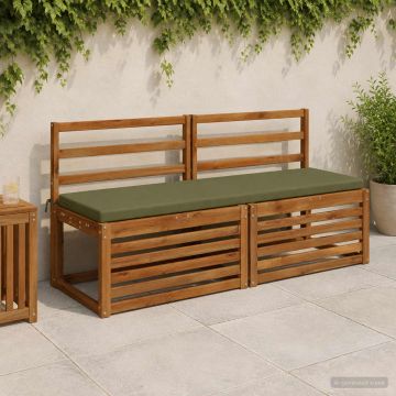 Cuscino per panchina SOEST 100% Poliestere Verde Oliva