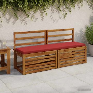 Cuscino per panchina SOEST 100% Poliestere Rosso