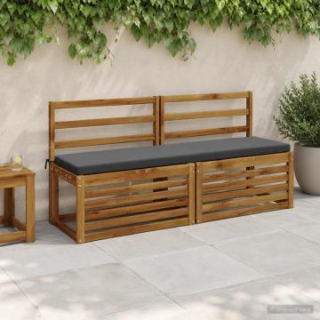 Cuscini per Panchina a 2 Pezzi SOEST 2 pz 100% Poliestere