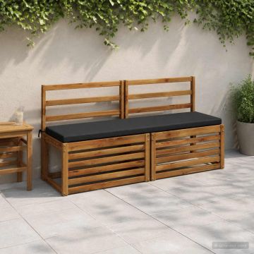 Cuscino per panchina SOEST 100% Poliestere Blu Scuro
