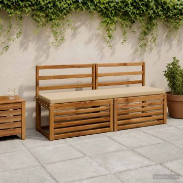Cuscino per panchina SOEST 100% Poliestere Beige