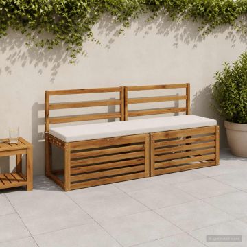 Cuscino per panchina SOEST 100% Poliestere Bianco