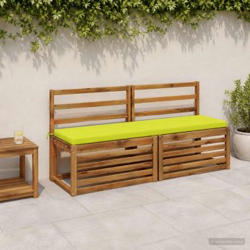 Cuscino per panchina SOEST 100% Poliestere Verde brillante.