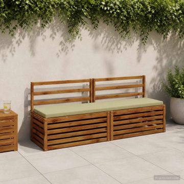 Cuscino per panchina SOEST 100% Poliestere Verde chiaro